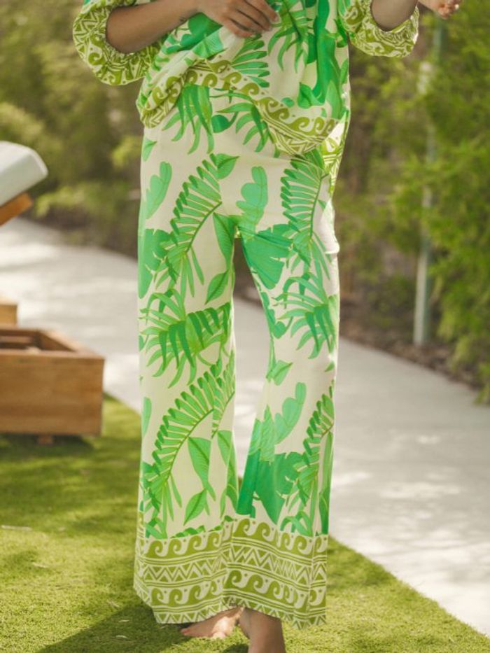 Byxor Palmetto Print Jax Pants - Jaase