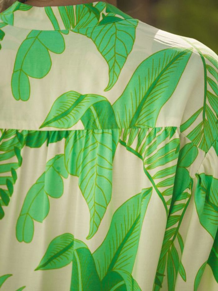 Blus Palmetto Print Gypsea Blouse - Jaase