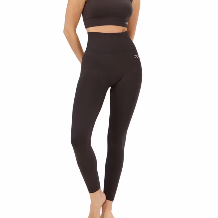 Yogaleggings Seamless SESH Dark Brown - DOM
