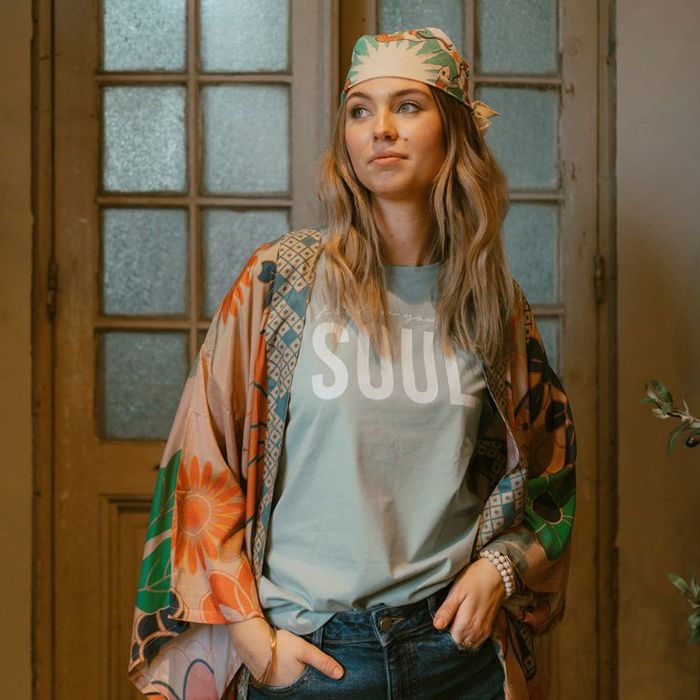 T-shirt Follow your Soul Slate green - Soul Factory