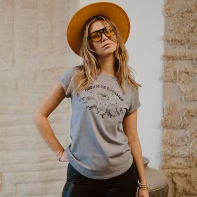 T-shirt Dream on Dreamer Stormy grey - Soul Factory
