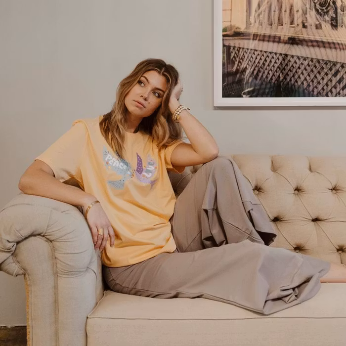 T-shirt Peace & Love birds - Soul Factory