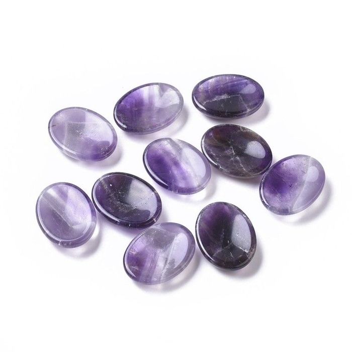 Ametist kristall Worry stone