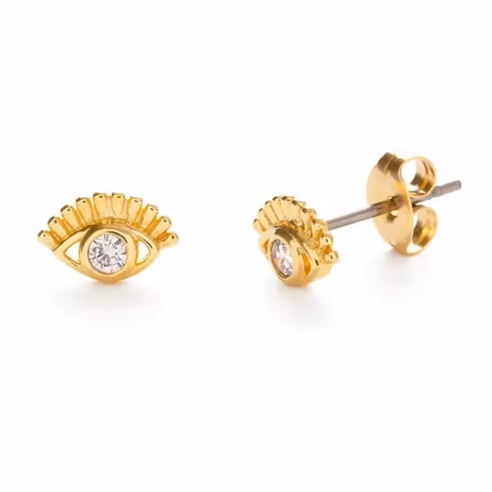 Örhänge Eye studs crystal - Amano Studio