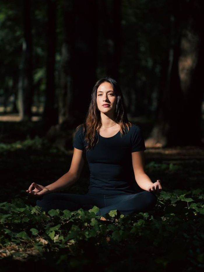 Yogatopp Luna tee black - Urban Goddess