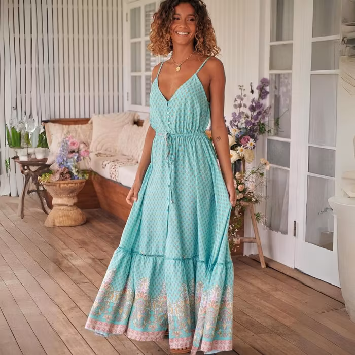 Klänning Atlantis print Avila dress - Jaase