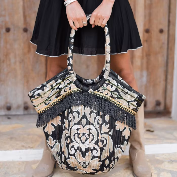 Bag Elvio Baroque Black - Ibz Mode