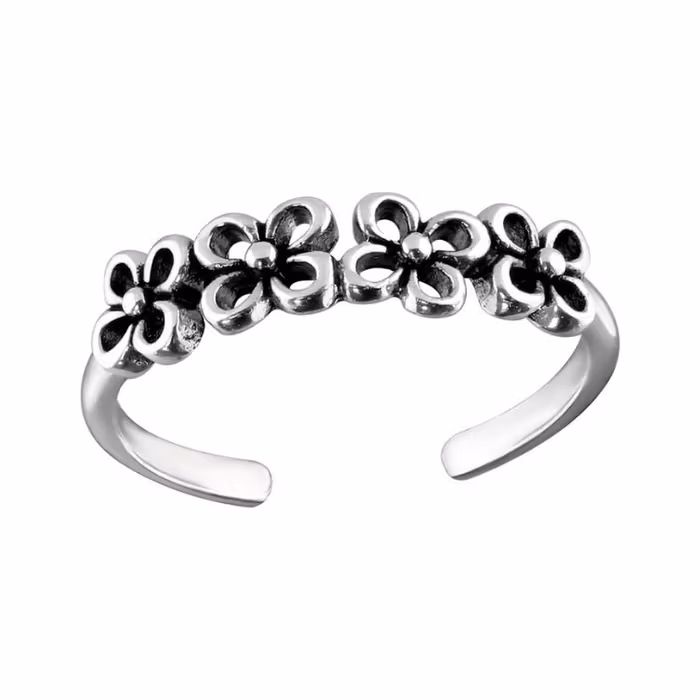 Tåring Blommor Antik äkta silver - Soul Factory