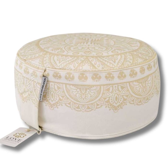 Meditationskudde Rund Boho Chic - Love Generation