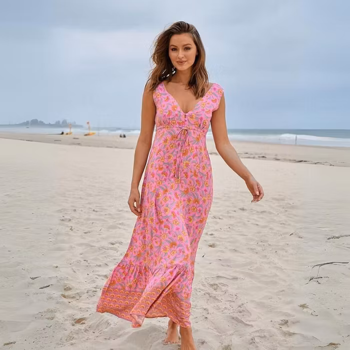Klänning Begonia Print Esmie Maxi - Jaase