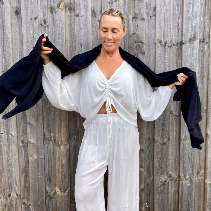 Sarong/scarf Black - Mad Peach