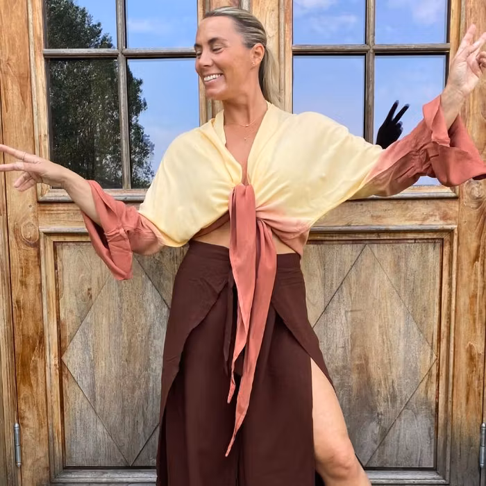 Topp Tie top Sunset - Mad Peach