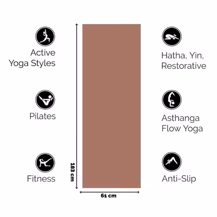Yogamatta Love Extra Thick Earth 6mm - Love Generation