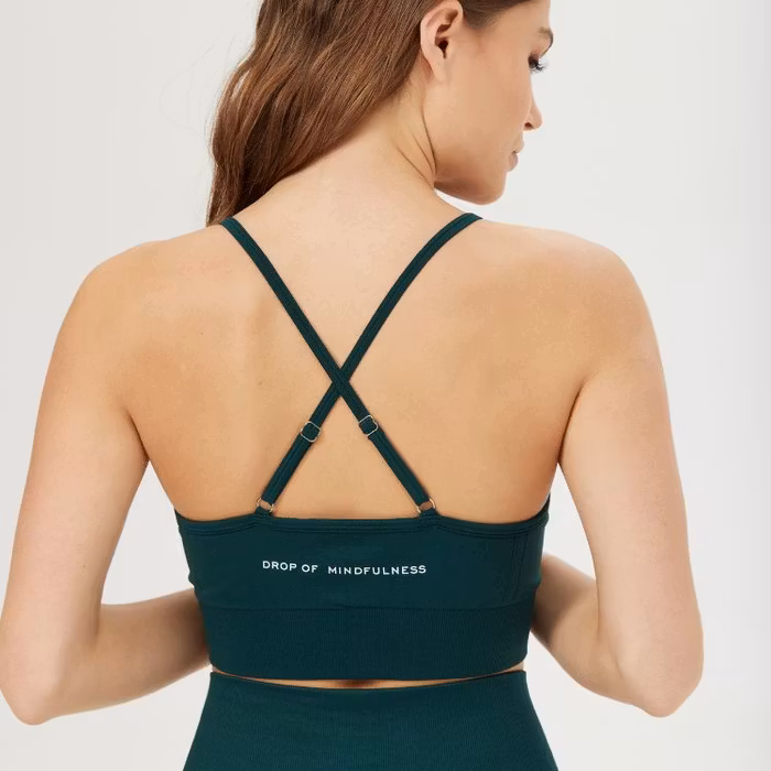 Sport-BH Yoga Seamless Maya Deep Emerald - DOM