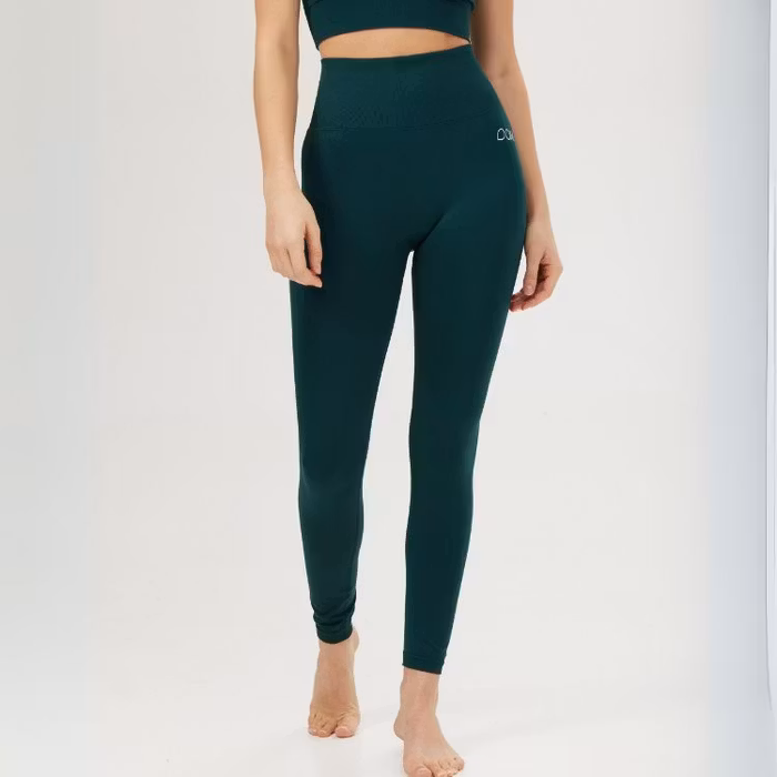 Yogaleggings Seamless SESH Deep Emerald - DOM