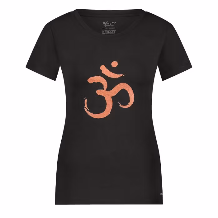 Yogatopp Om Core Tee Black - Urban Goddess