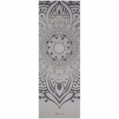 Yogamatta 5mm Sustained Sundial Layer Grey - Gaiam