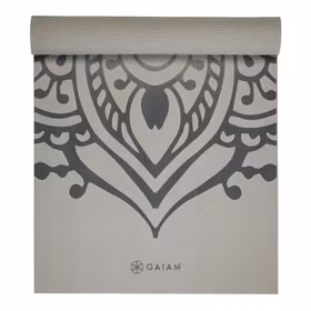 Yogamatta 5mm Sustained Sundial Layer Grey - Gaiam Yogamatta 5mm Sustained Sundial Layer Grey - Gaiam