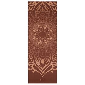 Yogamatta 5mm Intense Sundial Layers Rust - Gaiam