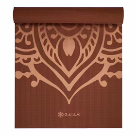 Yogamatta 5mm Intense Sundial Layers Rust - Gaiam Yogamatta 5mm Intense Sundial Layers Rust - Gaiam