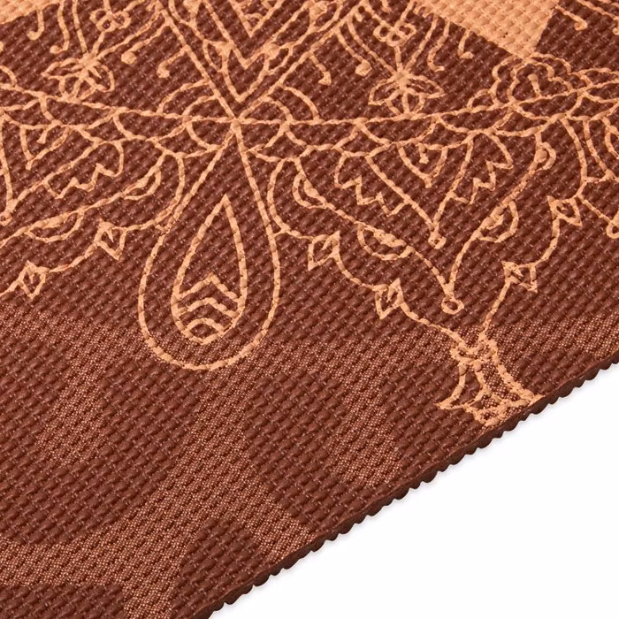 Yogamatta 5mm Intense Sundial Layers Rust - Gaiam
