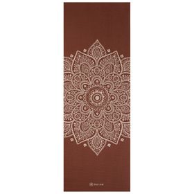 Yogamatta 5mm Intense Sundial Flower Rust - Gaiam
