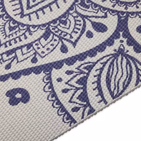 Yogamatta 5mm Sustained Sundial Flower Grey - Gaiam Yogamatta 5mm Sustained Sundial Flower Grey - Gaiam