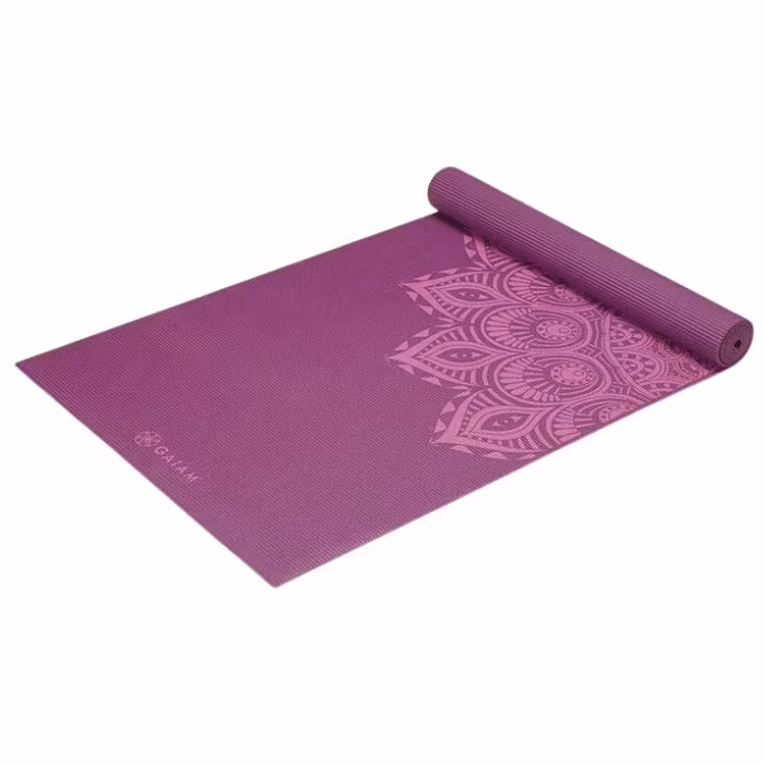Yogamatta 6mm Purple Mandala - Gaiam
