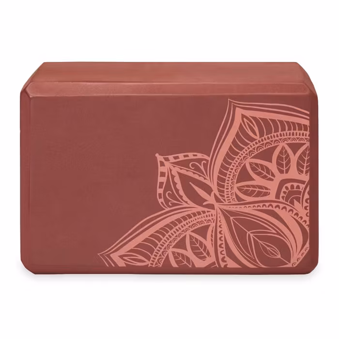 Yogablock Intense Rust Sundial Point - Gaiam