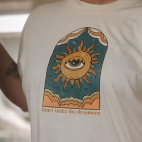 T-shirt Oversize Don't Wake The Dreamers Natural Raw - Soul Factory T-shirt Oversize Don't Wake The Dreamers Natural Raw - Soul Factory
