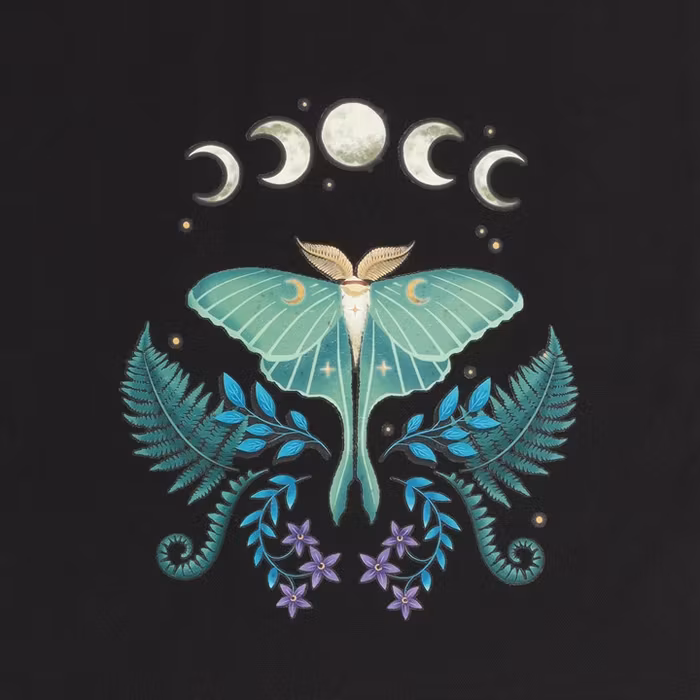 Tygkasse "Luna Moth"
