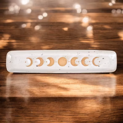 Rökelsehållare Månfaser i keramik