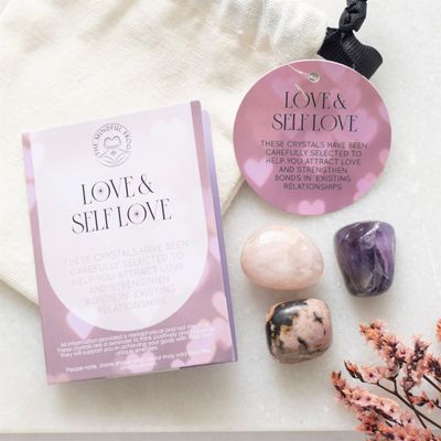 Love & Self Love Kristall kit - 3 kristaller