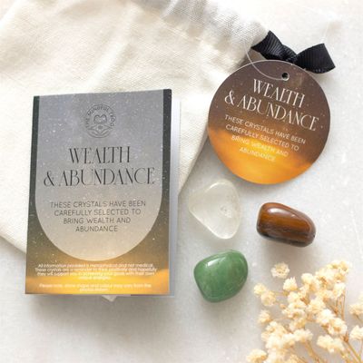 Wealth & Abundance Kristall kit - 3 kristaller
