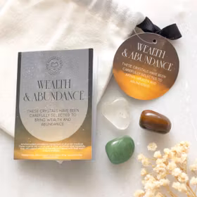 Wealth & Abundance Kristall kit - 3 kristaller