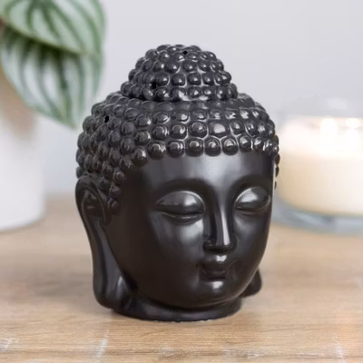 Aromalampa Buddha Black