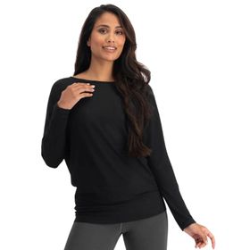Yogatröja Budhi Longsleeve Black - Urban Goddess