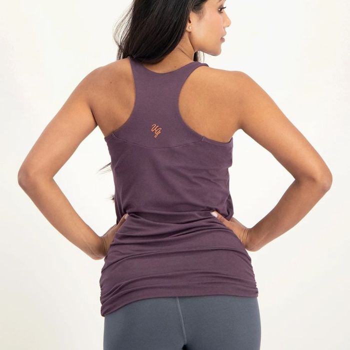 Yogalinne Kami Yoga tank Berry - Urban Goddess