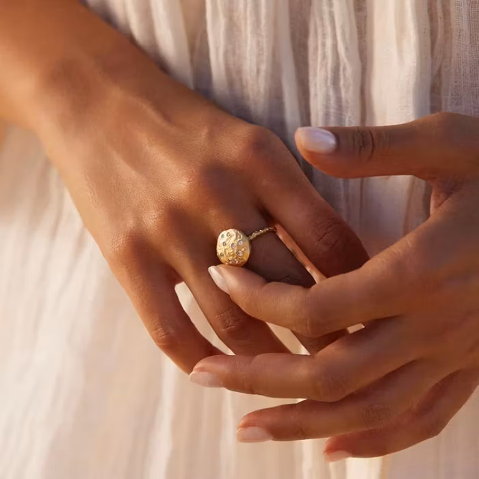 Ring Lattea Gold - Agapé Studio