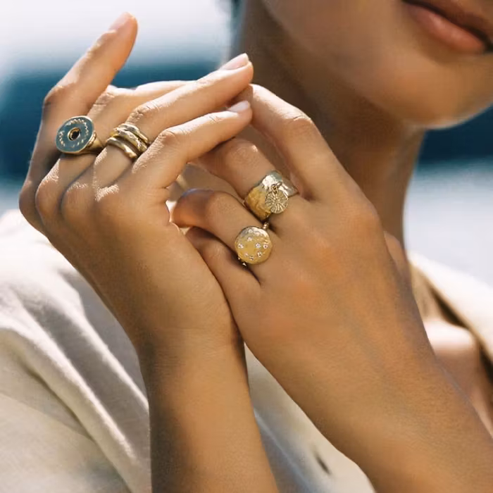 Ring Lattea Gold - Agapé Studio