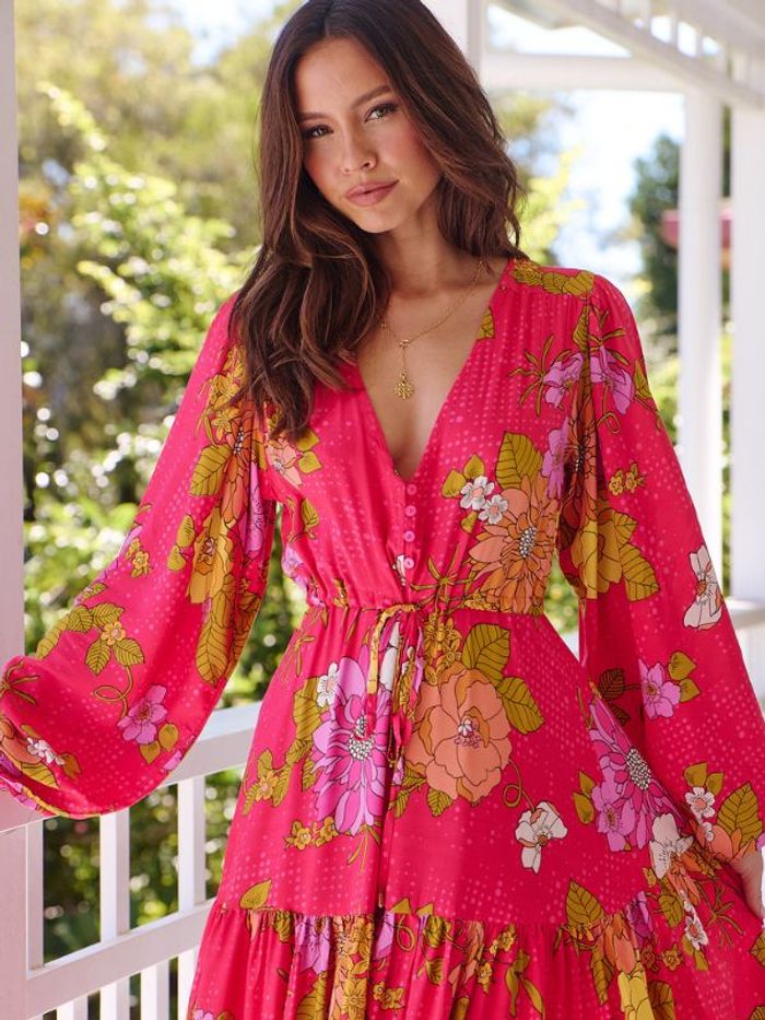 Klänning Timeless print Teresa Maxi dress - Jaase