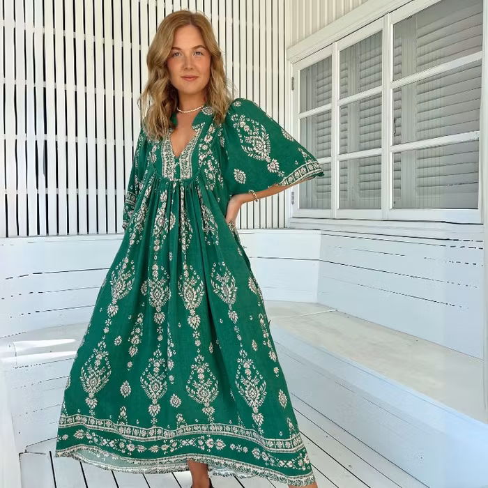 Klänning Kiva Print Boheme Midi - Jaase