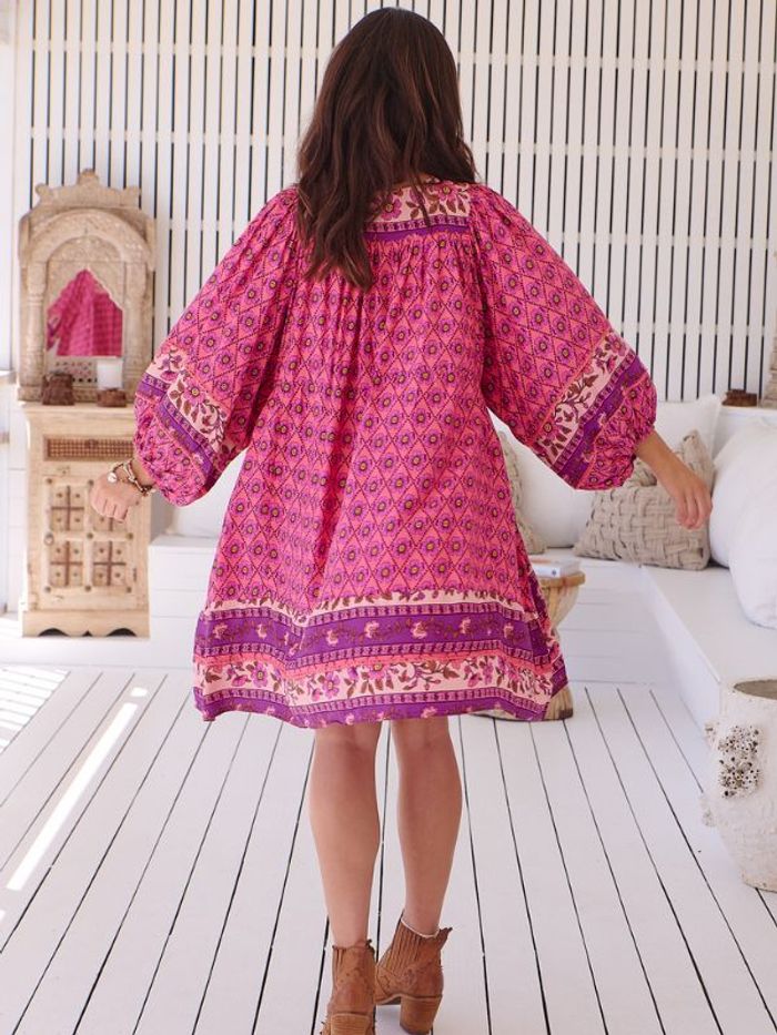 Klänning Jolene print Adela midi dress - Jaase