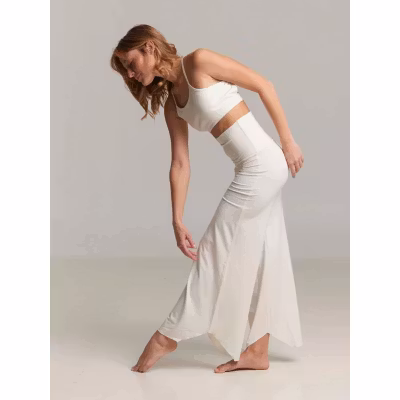 Byxor Maya Flare Pants Oat - Shambhala Barcelona Byxor Maya Flare Pants Oat - Shambhala Barcelona
