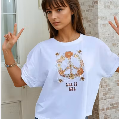 T-shirt "Let it Bee" White - Soul Factory