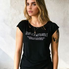 T-shirt Unfuckwithable Svart - Soul Factory