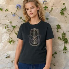 T-shirt "Hamsa" Black - Soul Factory