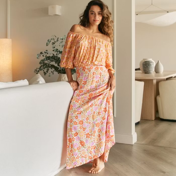 Klänning Crystal print Hallie Maxi dress - Jaase