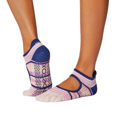 Yogastrumpor Fulltoe Bellarina Grip Eventide - Toesox