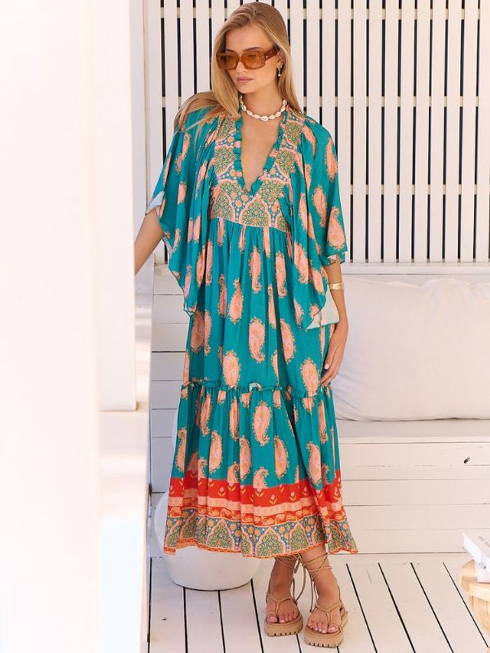 Klänning Paisley Dreams Milos Maxi dress - Jaase